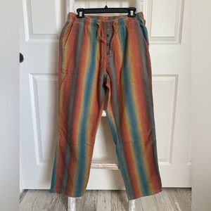 Men’s multicolor striped lounge pants